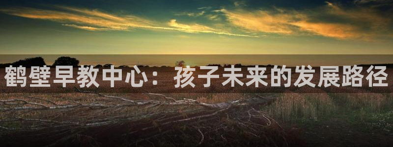 天狮娱乐哪里注册：鹤壁早教中心：孩子未来的发展路径