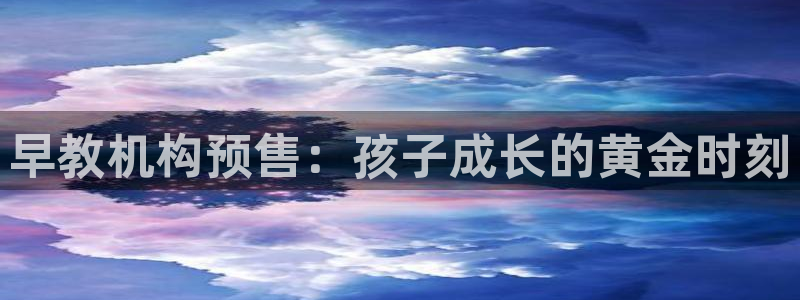 天狮娱乐丶品rd01 vip：早教机构预售：孩子成长的黄金时刻