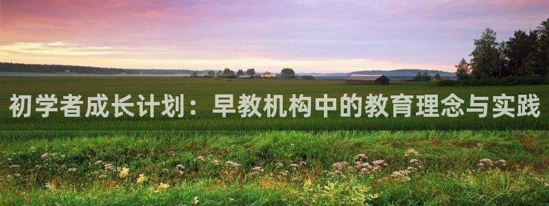 天狮娱乐彩票客服电话：初学者成长计划：早教机构中的教育理念与实践