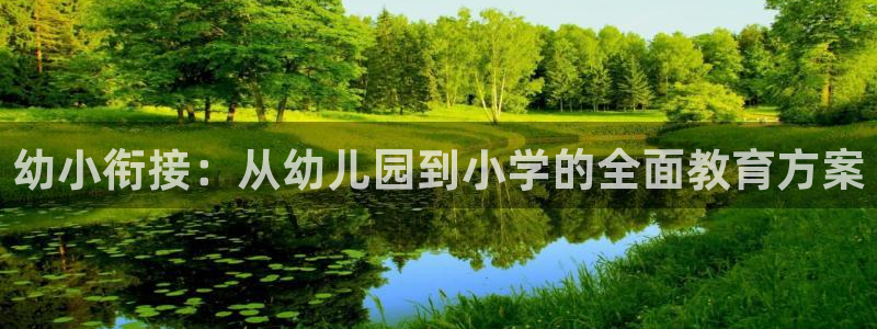 天狮娱乐注册71009：幼小衔接：从幼儿园到小学的全面教育方案