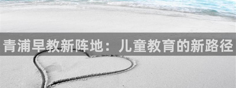 天狮娱乐卧J招商60447：青浦早教新阵地：儿童教育的新路径