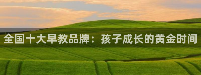 天狮娱乐怎样下载:全国十大早教品牌:孩子成长的黄金时间